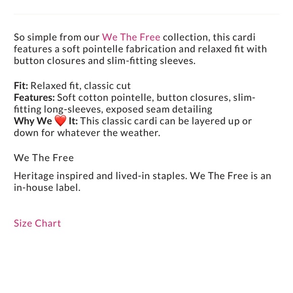 Free People Penny pointelle cardigan - Picture 6 of 6